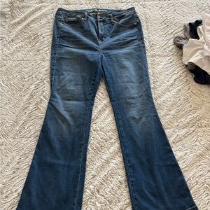 Torrid Dark Blue Flare Jeans